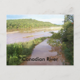 Canadian River(Calvin Okla) Postcard