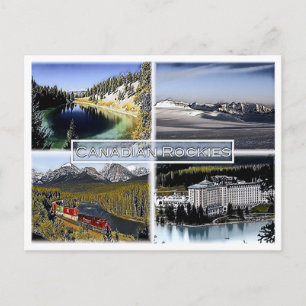 Canadian Rockies - Canada - Mosaic - Postcard