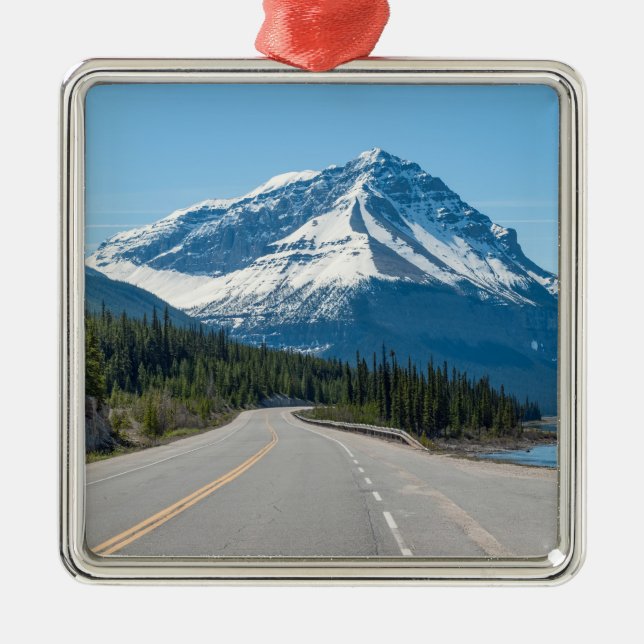 Canadian Rockies - Icefields Parkway Highway 93 Metal Ornament (Front)