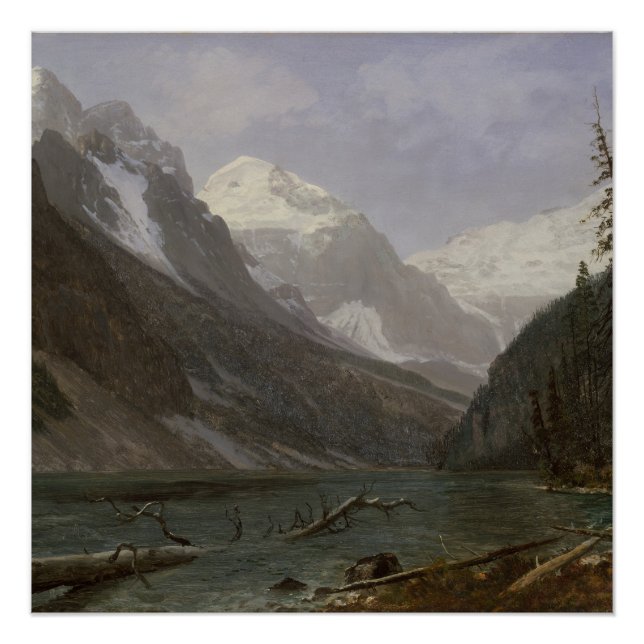 Canadian Rockies Lake Louise | Albert Bierstadt Poster (Front)