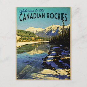 Canadian Rockies Postcard