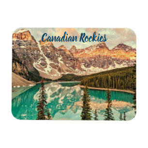 Canadian Rockies stylised Magnet