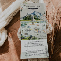 Canadian Rocky Mountains | Illustrated Wedding