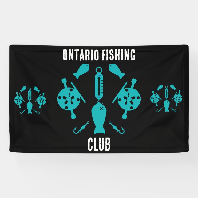 Canadian Salmon Fishing Banner (Horizontal)