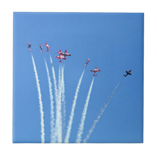 Canadian Snowbirds Planes Ceramic Tile