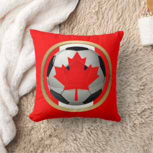 Canadian Soccer Ball Cushion