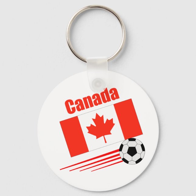 Canadian Soccer Team Key Ring (Front)