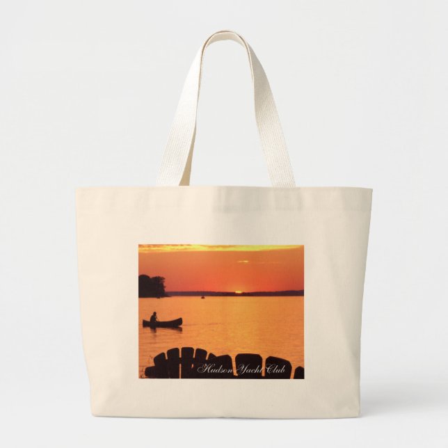 Canadian Sunset....Hudson Yacht Club Beach Bag (Front)