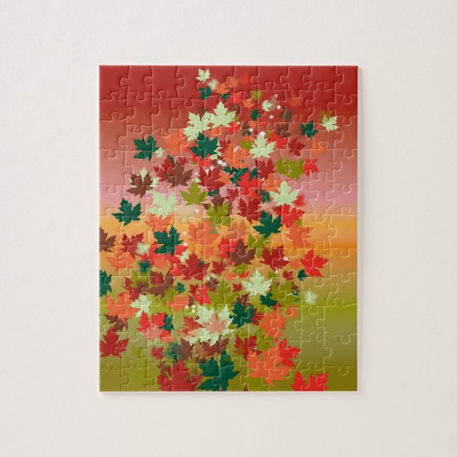 Canadian Sunset Jigsaw Puzzle (Vertical)