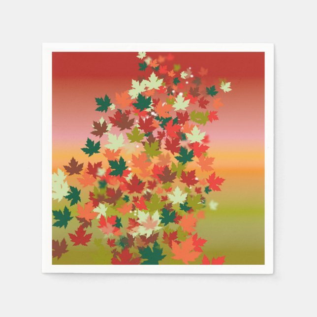 Canadian Sunset Napkin (Front)