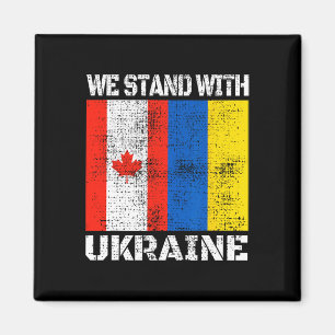Canadian Support Ukrainian Canada We Stand With Uk Magnet