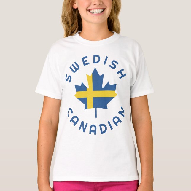 Canadian Swedish Roots T-Shirt (Front)