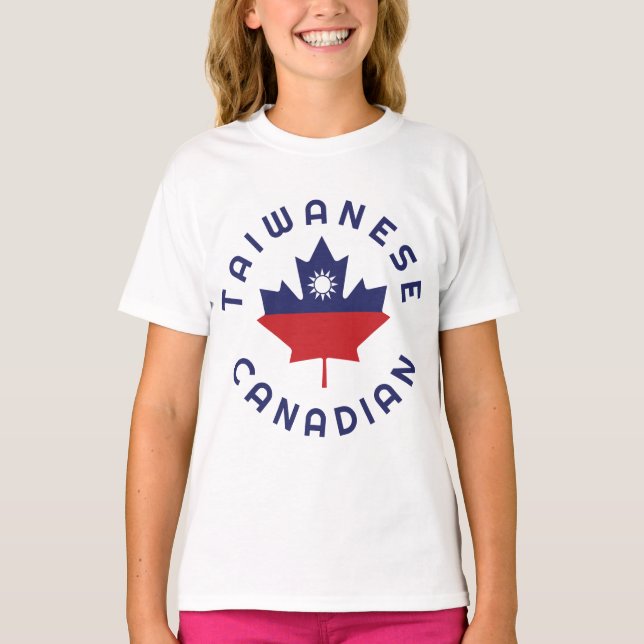 Canadian Taiwanese  Roots T-Shirt (Front)