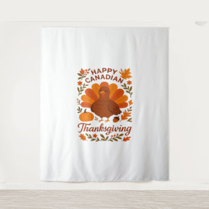 Canadian Thanksgiving Autumn Celebration Classic T Tapestry