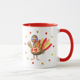 Canadian Thanksgiving Baby Turkey Mug