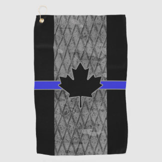 Canadian Thin Blue Line Flag Golf Towel