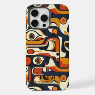 Canadian Totem Art Fusion – Abstract Cultural iPhone 15 Pro Max Case