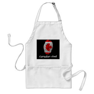 Canadian touch fingerprint flag standard apron