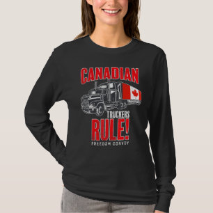 Canadian Truckers Rule Freedom Convoy 2022 1 T-Shirt