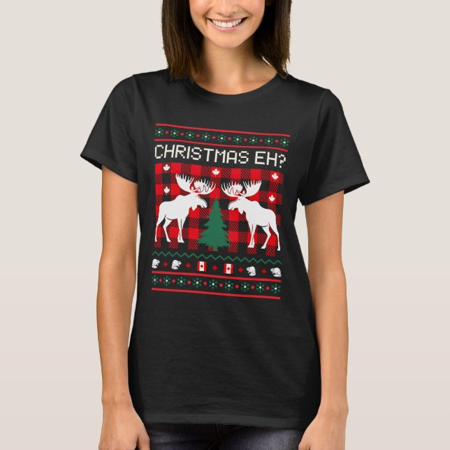 Canadian Ugly Christmas Sweater Design  (Front)