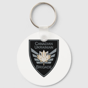 Canadian-ukrainian Brigade Military Ukraine Defens Key Ring