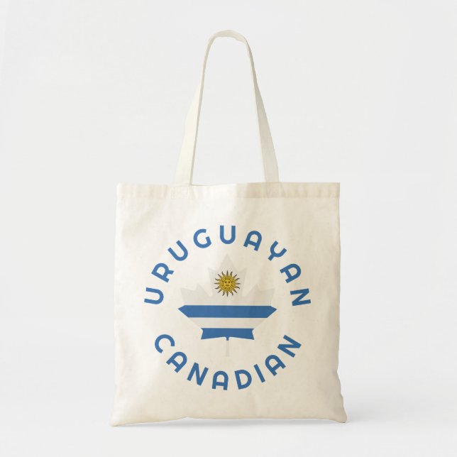 Canadian Uruguayan   Roots Tote Bag (Front)