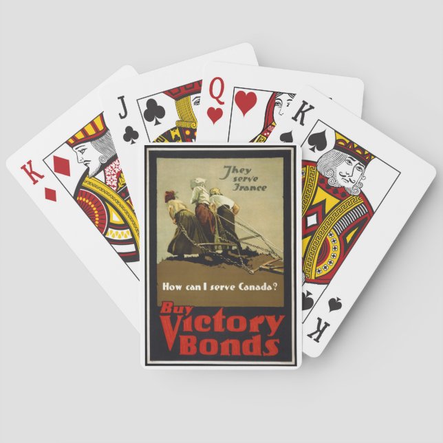 Canadian War Bonds Playing Cards (Back)