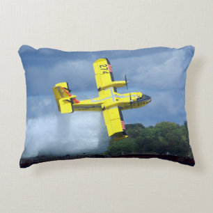 Canadian water bomber 274 accent pillow