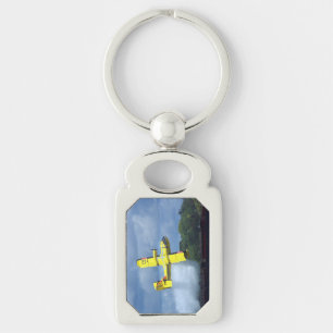 Canadian water bomber 274 metal key chain