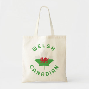 Canadian Welsh Roots Tote Bag