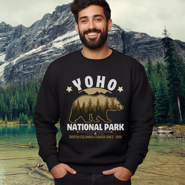 Canadian Wilderness Bear – Yoho National Park  Sweatshirt (Creator Uploaded)