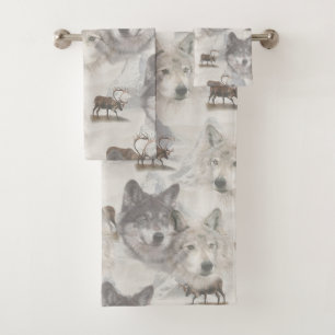 Canadian Wildlife Bath Towel Set