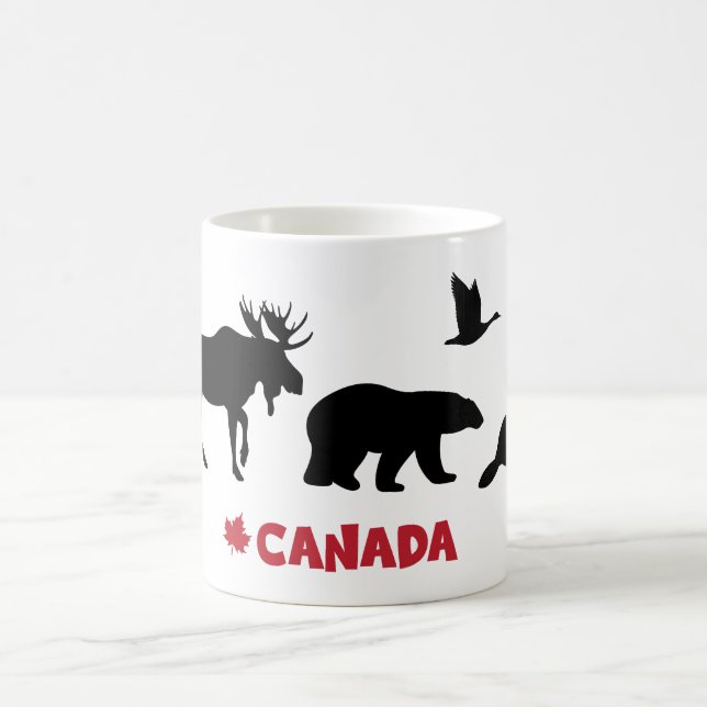 Canadian Wildlife Coffee Mug (Center)