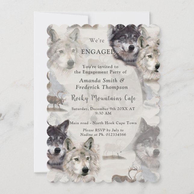 Canadian Wildlife Invitation (Front)