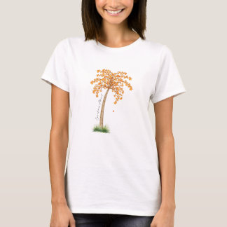 Canadians Abroad Maple Palm by Mukta Cholette T-Shirt