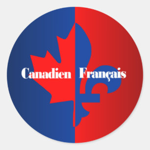 Canadien Francais Classic Round Sticker