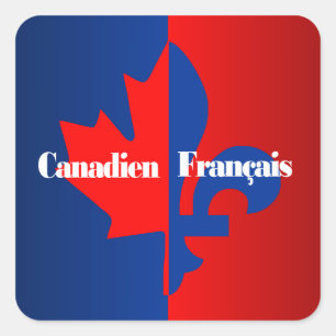Canadien Francais Square Sticker