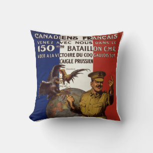 Canadiens Francais Cushion