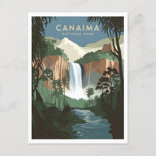 Canaima National Park Travel ad Postcard