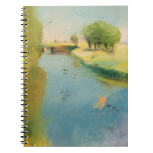 Canal, 1897 (pastel on canvas) notebook