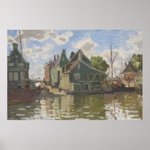 Canal à Zaandam   Vintage Landscape Poster