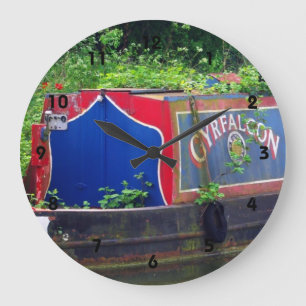 Canal boat large clock