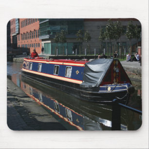 Canal Boat Mouse Pad