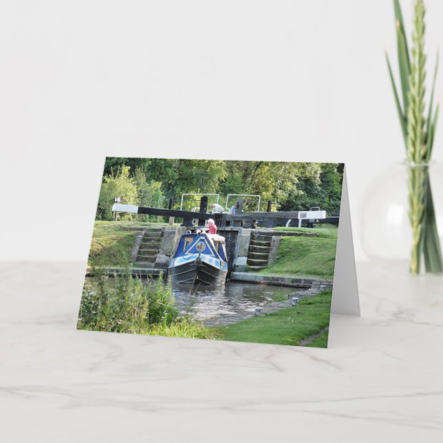 CANAL BOATS CARD (Front)