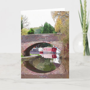 CANAL BOATS CARD