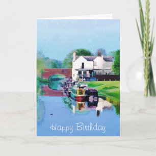 CANAL BOATS CARD