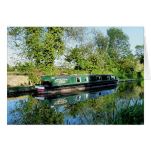 CANAL BOATS CARD