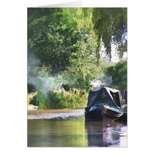 CANAL BOATS CARD