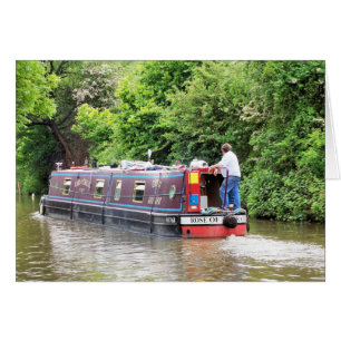 CANAL BOATS CARD