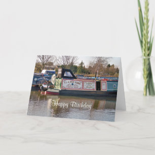 CANAL BOATS CARD